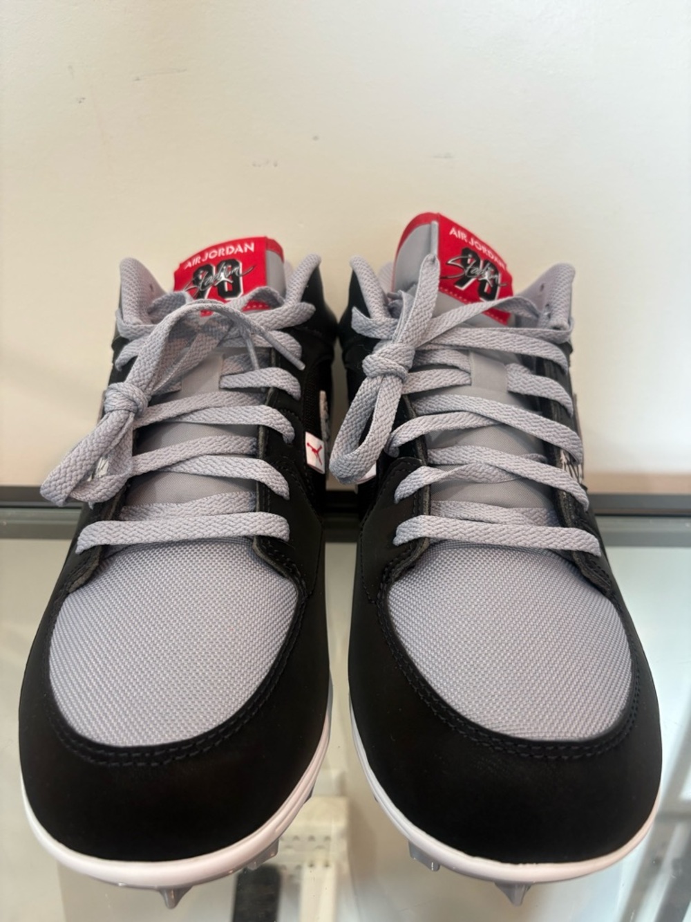 NEW Jordan Stadium 90 Low TD Black Cement Football Cleats HQ0210-060 Mens multip - Picture 2 of 7